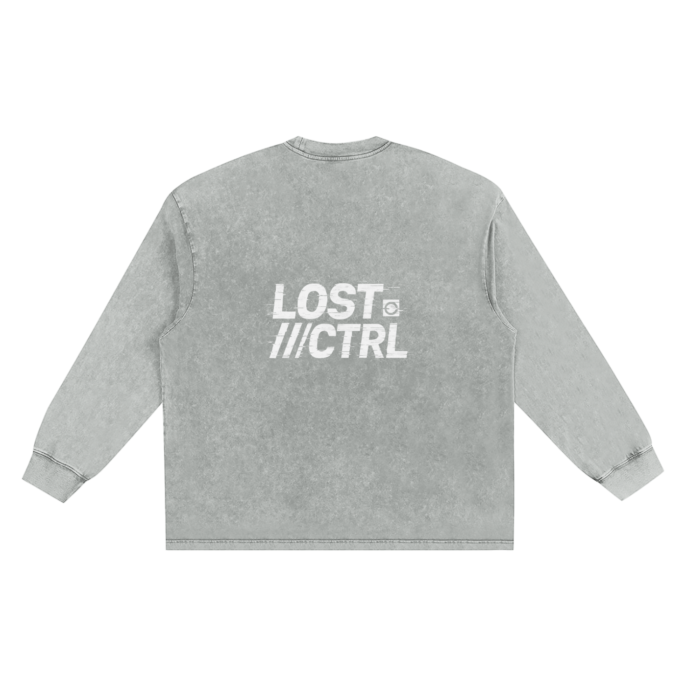 Snow Washed Oversize Long Sleeve T-shirt