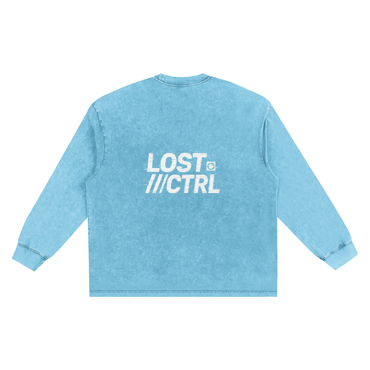 Snow Washed Oversize Long Sleeve T-shirt