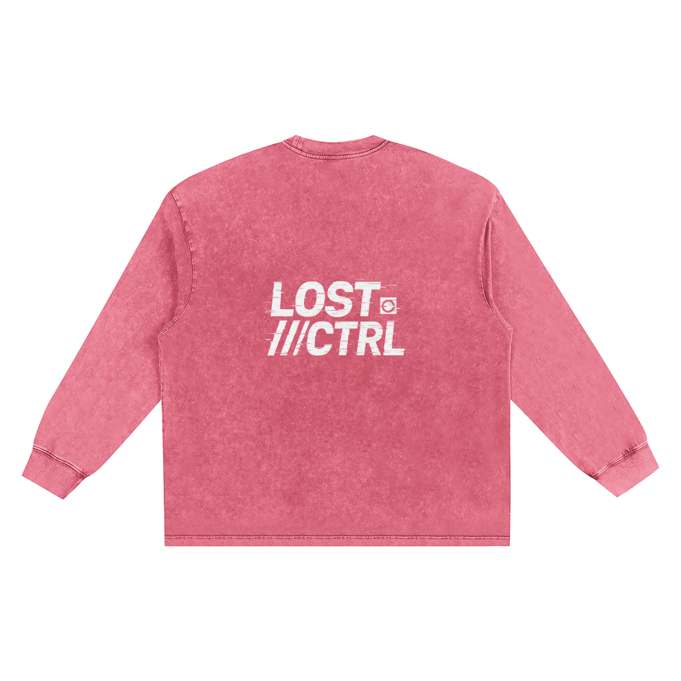 Snow Washed Oversize Long Sleeve T-shirt
